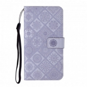 Folio-hoesje voor Samsung Galaxy S21 5G Tapijt Patroon