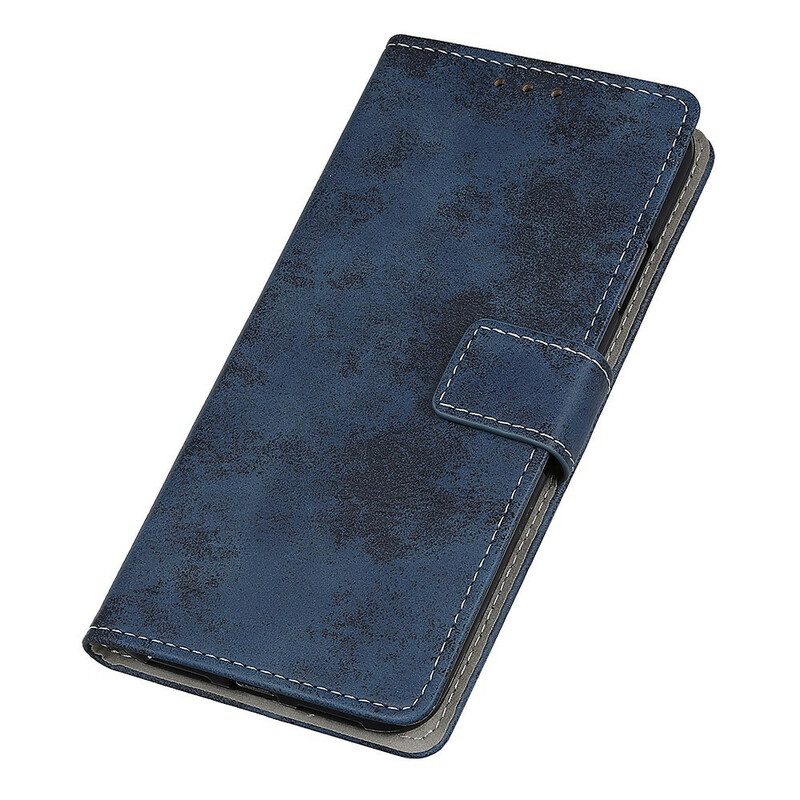 Folio-hoesje voor Samsung Galaxy S21 5G Vintage Kunstleer