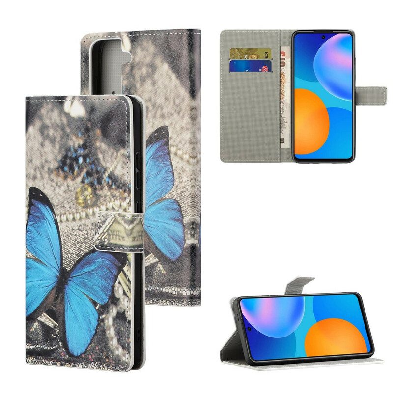 Folio-hoesje voor Samsung Galaxy S21 5G Vlinders