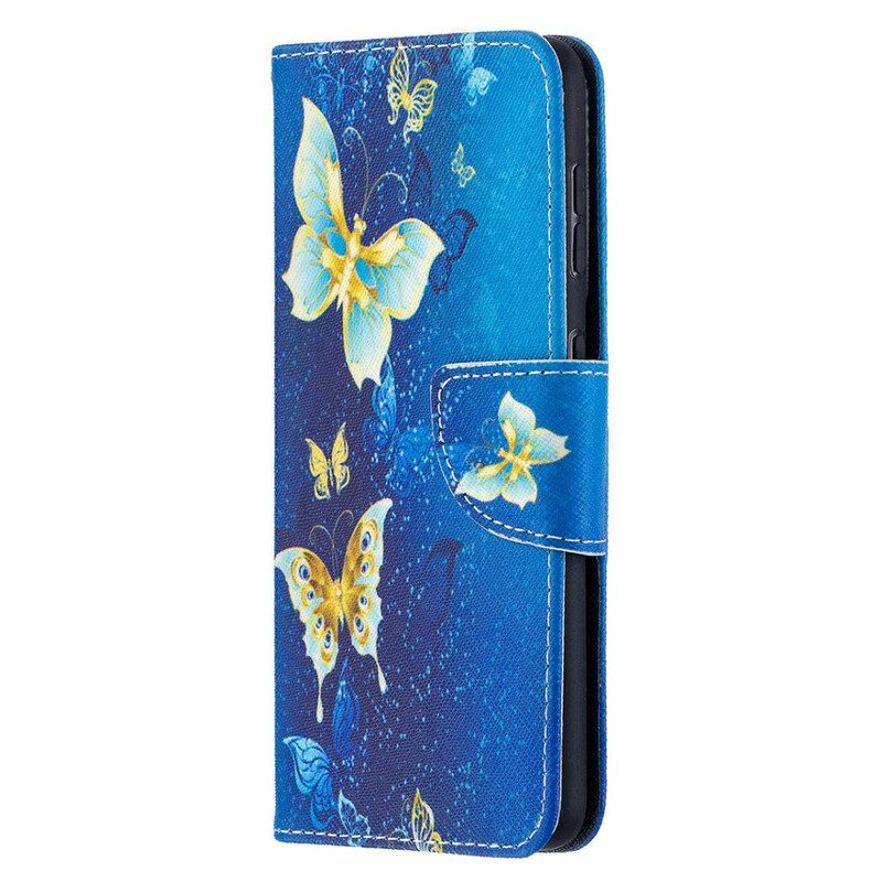 Folio-hoesje voor Samsung Galaxy S21 5G Vlinders Koningen