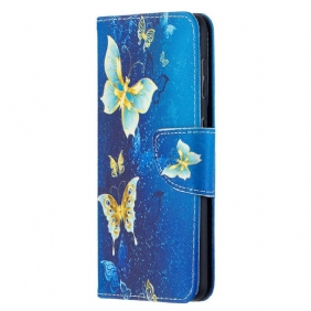 Folio-hoesje voor Samsung Galaxy S21 5G Vlinders Koningen