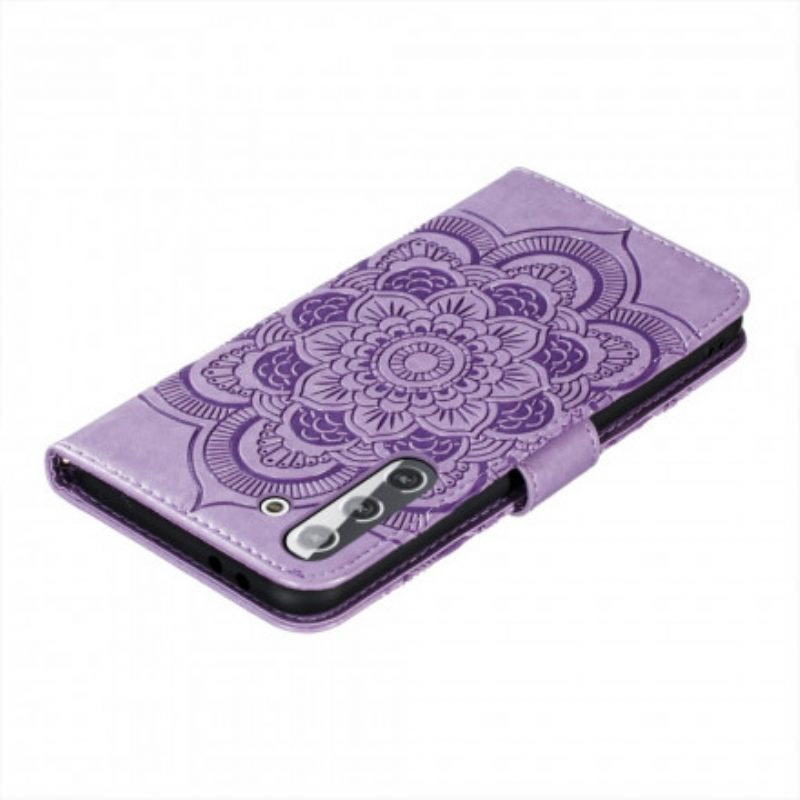 Folio-hoesje voor Samsung Galaxy S21 5G Volledige Mandala