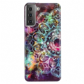 Hoesje voor Samsung Galaxy S21 5G Fluorescerende Bloemenserie