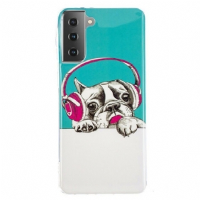 Hoesje voor Samsung Galaxy S21 5G Fluorescerende Hond