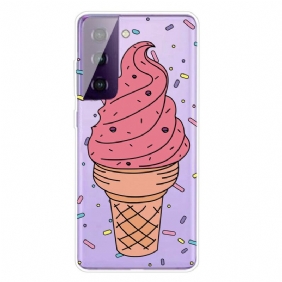 Hoesje voor Samsung Galaxy S21 5G Ijsje