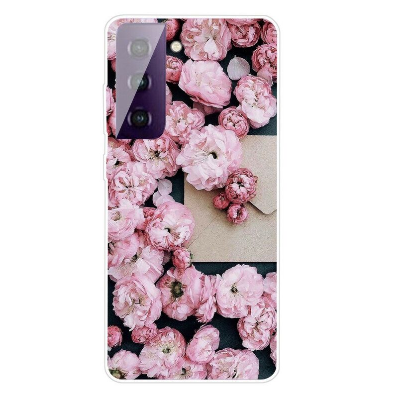 Hoesje voor Samsung Galaxy S21 5G Intense Bloemen