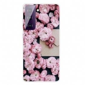 Hoesje voor Samsung Galaxy S21 5G Intense Bloemen