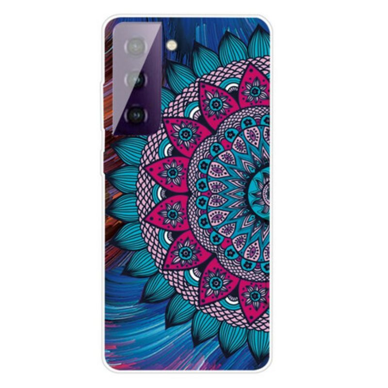 Hoesje voor Samsung Galaxy S21 5G Kleurrijke Mandala