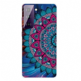 Hoesje voor Samsung Galaxy S21 5G Kleurrijke Mandala