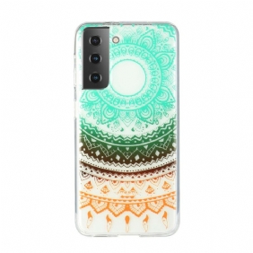 Hoesje voor Samsung Galaxy S21 5G Naadloze Bloemmandala