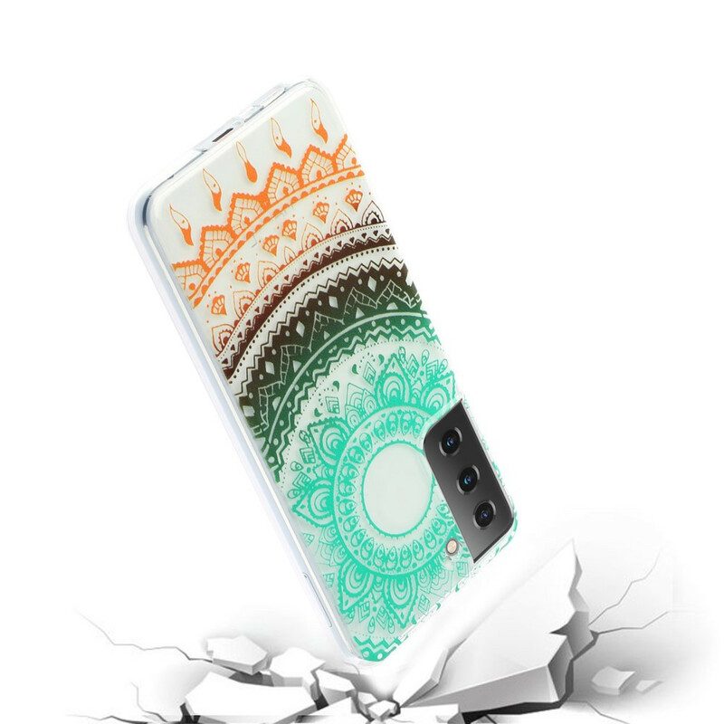 Hoesje voor Samsung Galaxy S21 5G Naadloze Bloemmandala