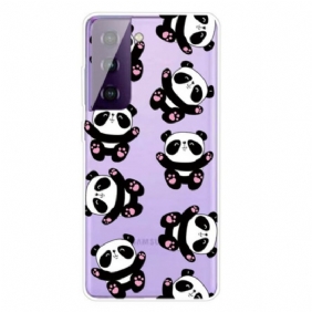 Hoesje voor Samsung Galaxy S21 5G Top Panda's Plezier