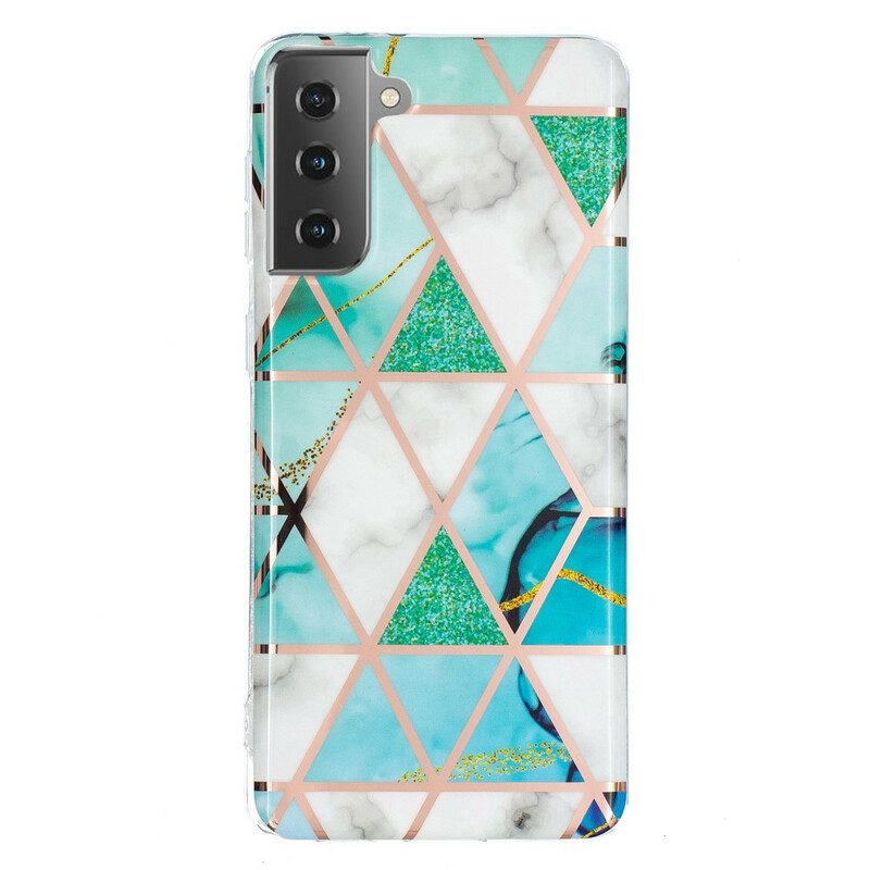 Hoesje voor Samsung Galaxy S21 5G Ultradesign Marmer