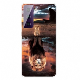 Hoesje voor Samsung Galaxy S21 5G Welpen Droom