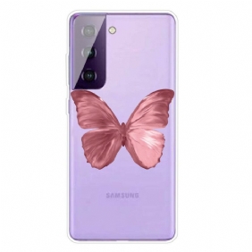 Hoesje voor Samsung Galaxy S21 5G Wilde Vlinders