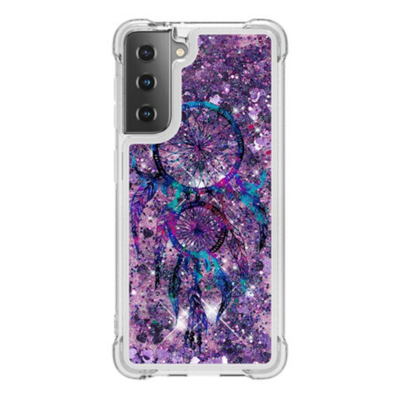 Telefoonhoesje voor Samsung Galaxy S21 5G Glitter Dromenvanger