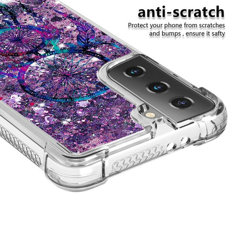 Telefoonhoesje voor Samsung Galaxy S21 5G Glitter Dromenvanger