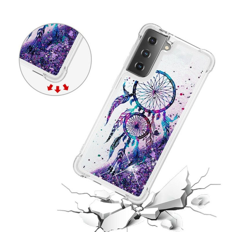 Telefoonhoesje voor Samsung Galaxy S21 5G Glitter Dromenvanger