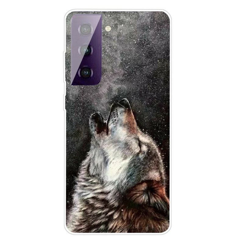 Telefoonhoesje voor Samsung Galaxy S21 5G Sublieme Wolf