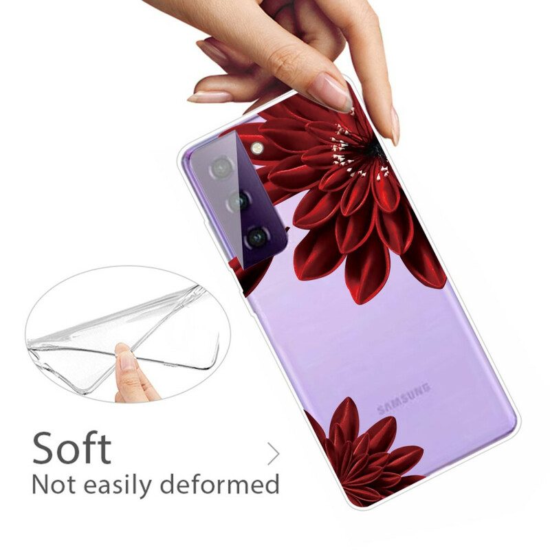 Telefoonhoesje voor Samsung Galaxy S21 5G Wilde Bloemen