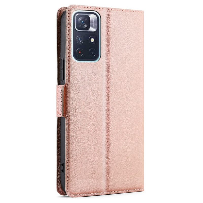 Flip Case voor Poco M4 Pro 5G Stijl Leer Finesse