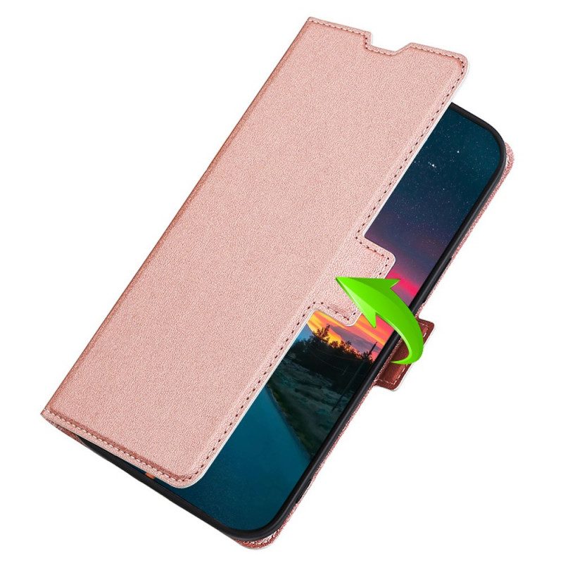 Flip Case voor Poco M4 Pro 5G Stijl Leer Finesse