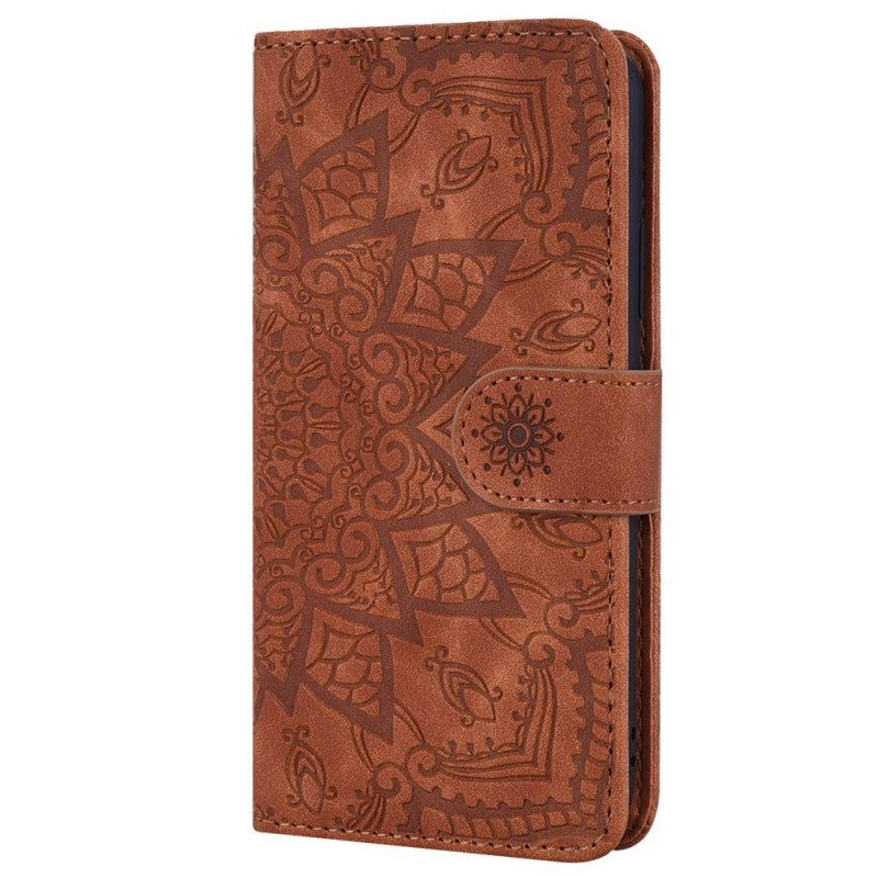 Folio-hoesje voor Poco M4 Pro 5G Barok-mandala