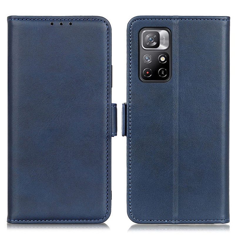 Folio-hoesje voor Poco M4 Pro 5G Flip Case Dubbele Klep