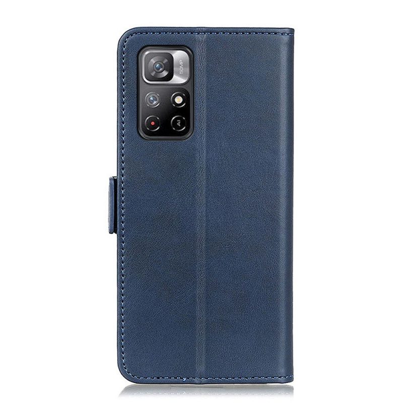 Folio-hoesje voor Poco M4 Pro 5G Flip Case Dubbele Klep