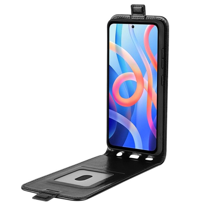 Folio-hoesje voor Poco M4 Pro 5G Flip Case Verticale Klep