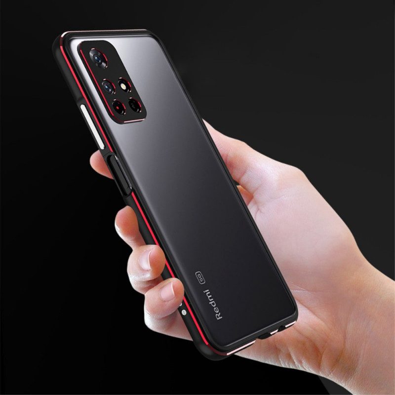 Hoesje voor Poco M4 Pro 5G Bescherming Hoesje Bescherming Van Bumperframe En Fotomodule Achter