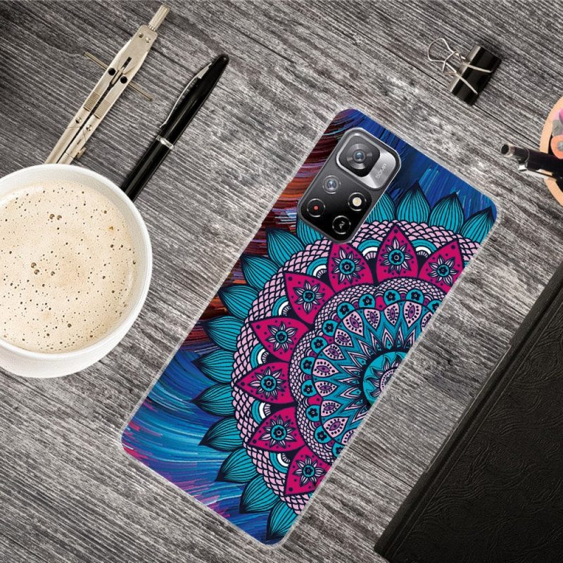 Hoesje voor Poco M4 Pro 5G Kleurrijke Mandala