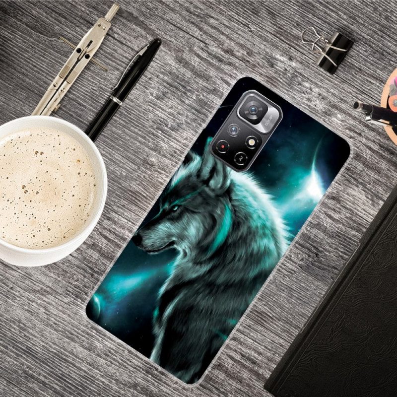 Hoesje voor Poco M4 Pro 5G Koninklijke Wolf