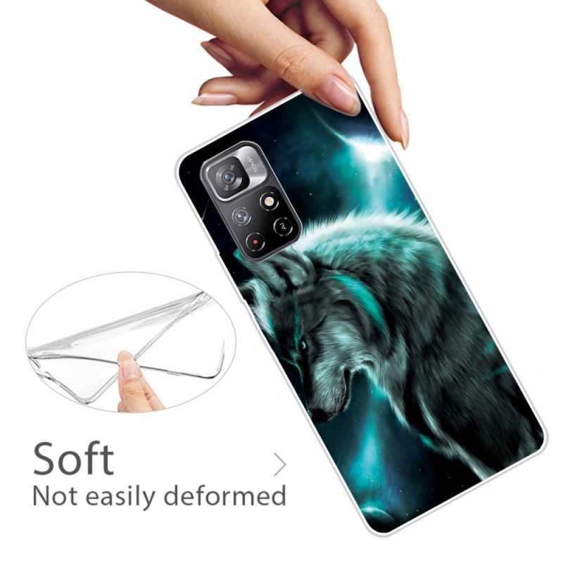 Hoesje voor Poco M4 Pro 5G Koninklijke Wolf