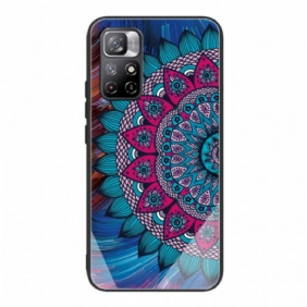 Hoesje voor Poco M4 Pro 5G Mandala Gehard Glas