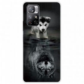 Hoesje voor Poco M4 Pro 5G Puppy-droom