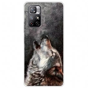 Hoesje voor Poco M4 Pro 5G Sublieme Wolf