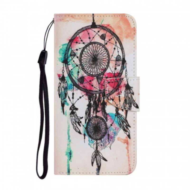 Leren Hoesje voor Poco M4 Pro 5G Dromenvanger Aquarel