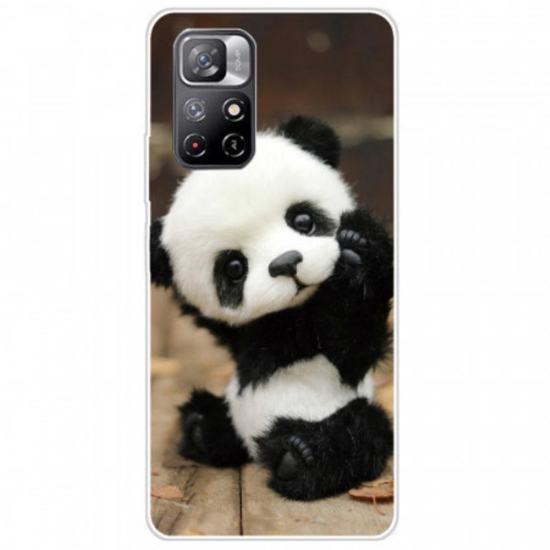 Telefoonhoesje voor Poco M4 Pro 5G Flexibele Panda