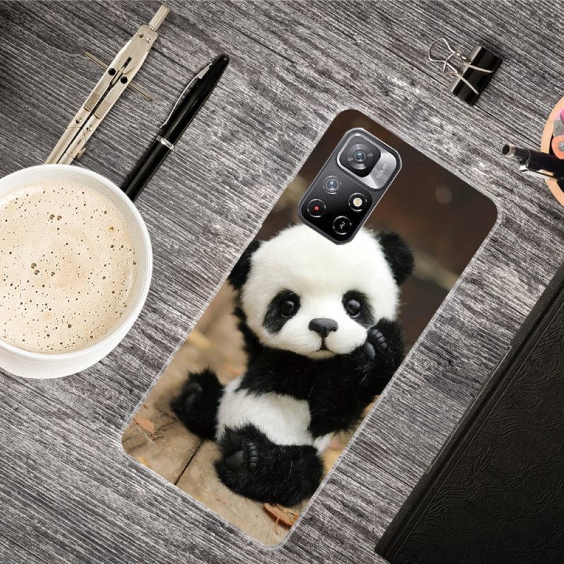 Telefoonhoesje voor Poco M4 Pro 5G Flexibele Panda