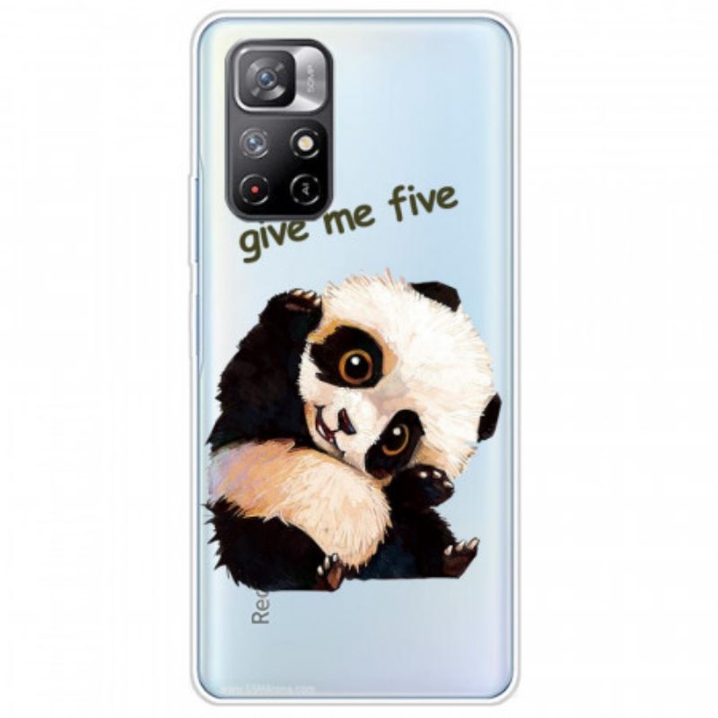 Telefoonhoesje voor Poco M4 Pro 5G Panda Geef Me Vijf