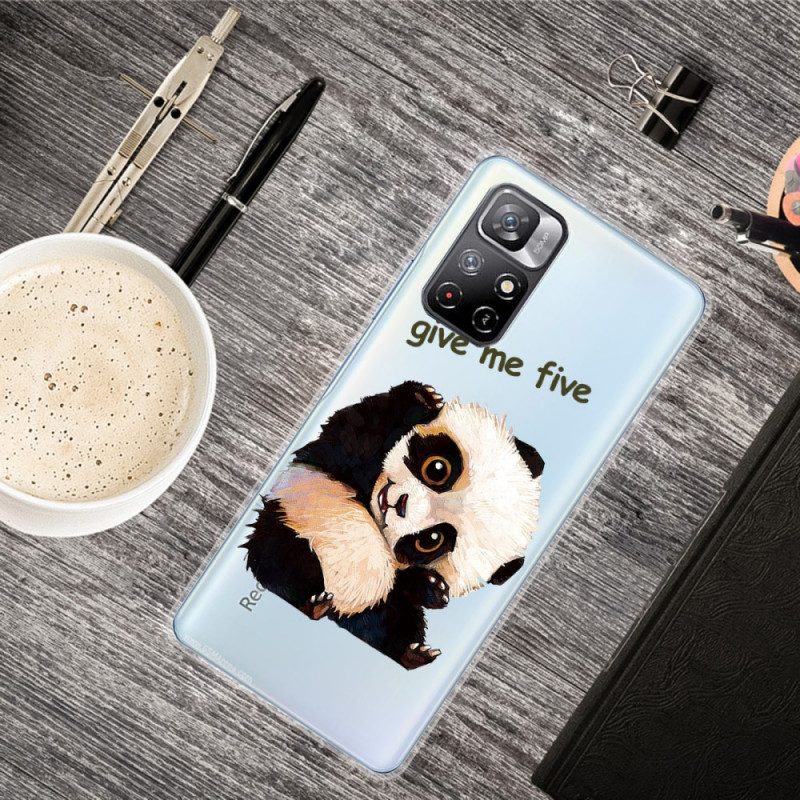 Telefoonhoesje voor Poco M4 Pro 5G Panda Geef Me Vijf