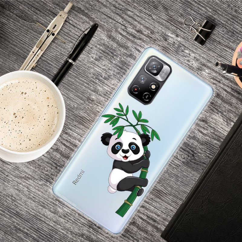 Telefoonhoesje voor Poco M4 Pro 5G Panda Op Bamboe