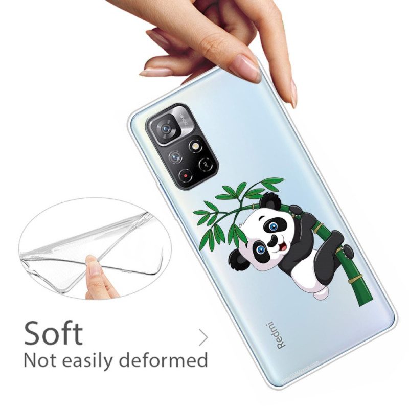 Telefoonhoesje voor Poco M4 Pro 5G Panda Op Bamboe