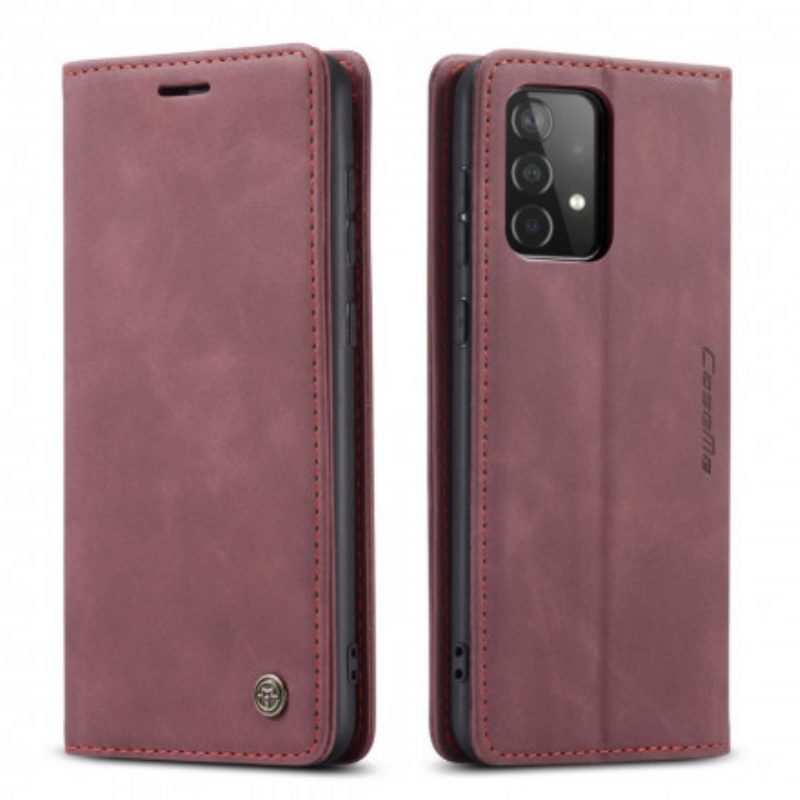 Bescherming Hoesje voor Samsung Galaxy A52 4G / A52 5G / A52s 5G Folio-hoesje Caseme Kunstleer