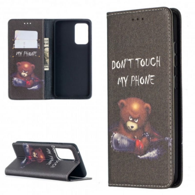 Bescherming Hoesje voor Samsung Galaxy A52 4G / A52 5G / A52s 5G Folio-hoesje Gevaarlijke Beer