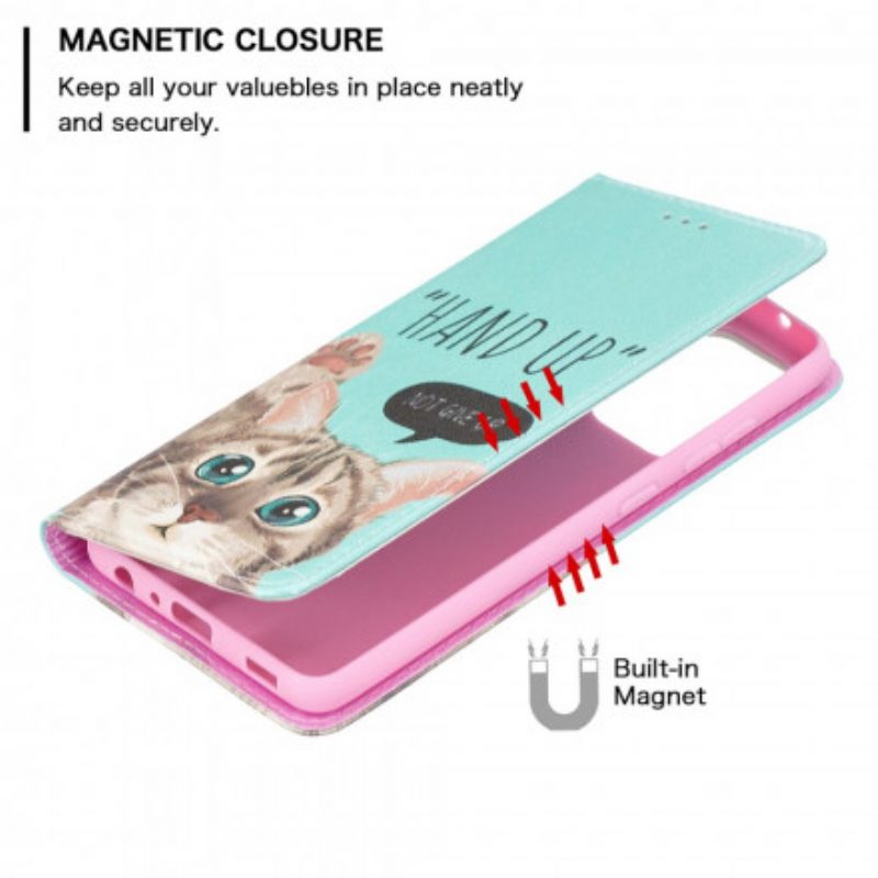 Bescherming Hoesje voor Samsung Galaxy A52 4G / A52 5G / A52s 5G Folio-hoesje Hand Omhoog