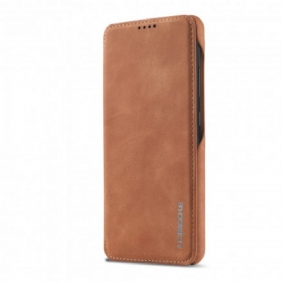 Bescherming Hoesje voor Samsung Galaxy A52 4G / A52 5G / A52s 5G Folio-hoesje Lc.imeeke Ledereffect