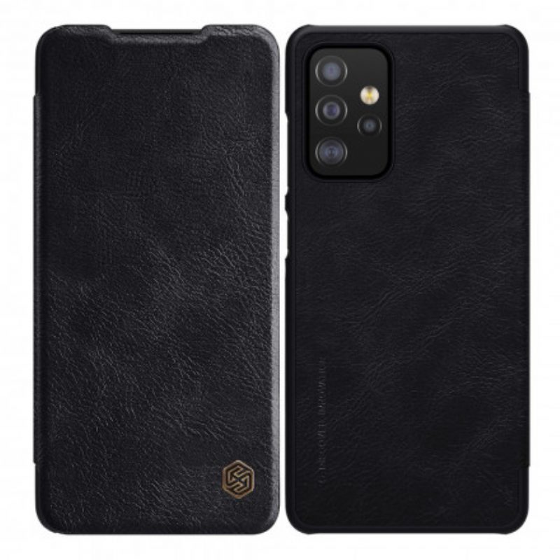 Bescherming Hoesje voor Samsung Galaxy A52 4G / A52 5G / A52s 5G Folio-hoesje Nillkin Qin-serie