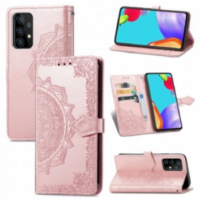 Flip Case voor Samsung Galaxy A52 4G / A52 5G / A52s 5G Mandala Middeleeuwen